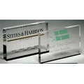 Mini Rectangle Paperweight Award (2"x4")